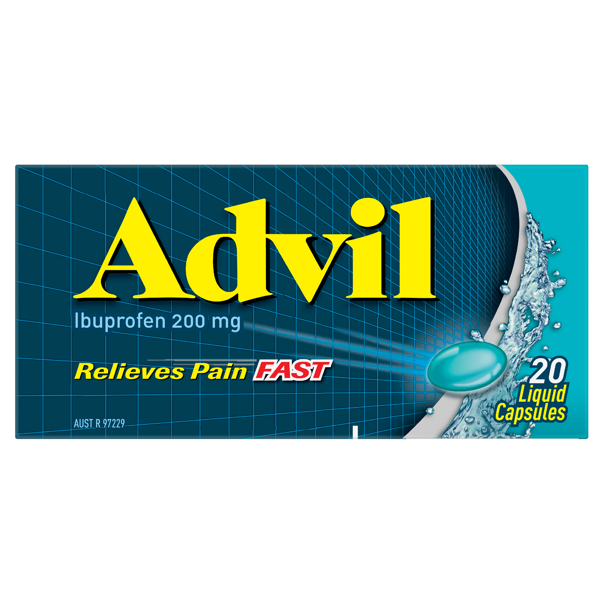 Advil Liquid Capsules for Fast & Effective Pain Relief, 200mg Ibuprofen 20 Pack
