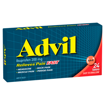 Advil Tablets 200mg Ibuprofen 24 Pack
