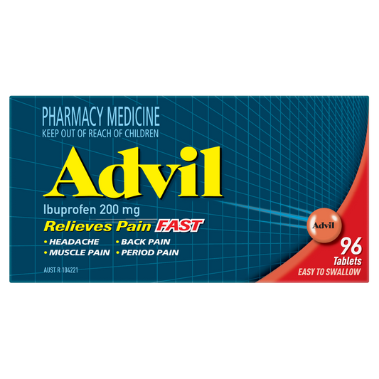Advil Ibuprofen 200mg 96 Tablets