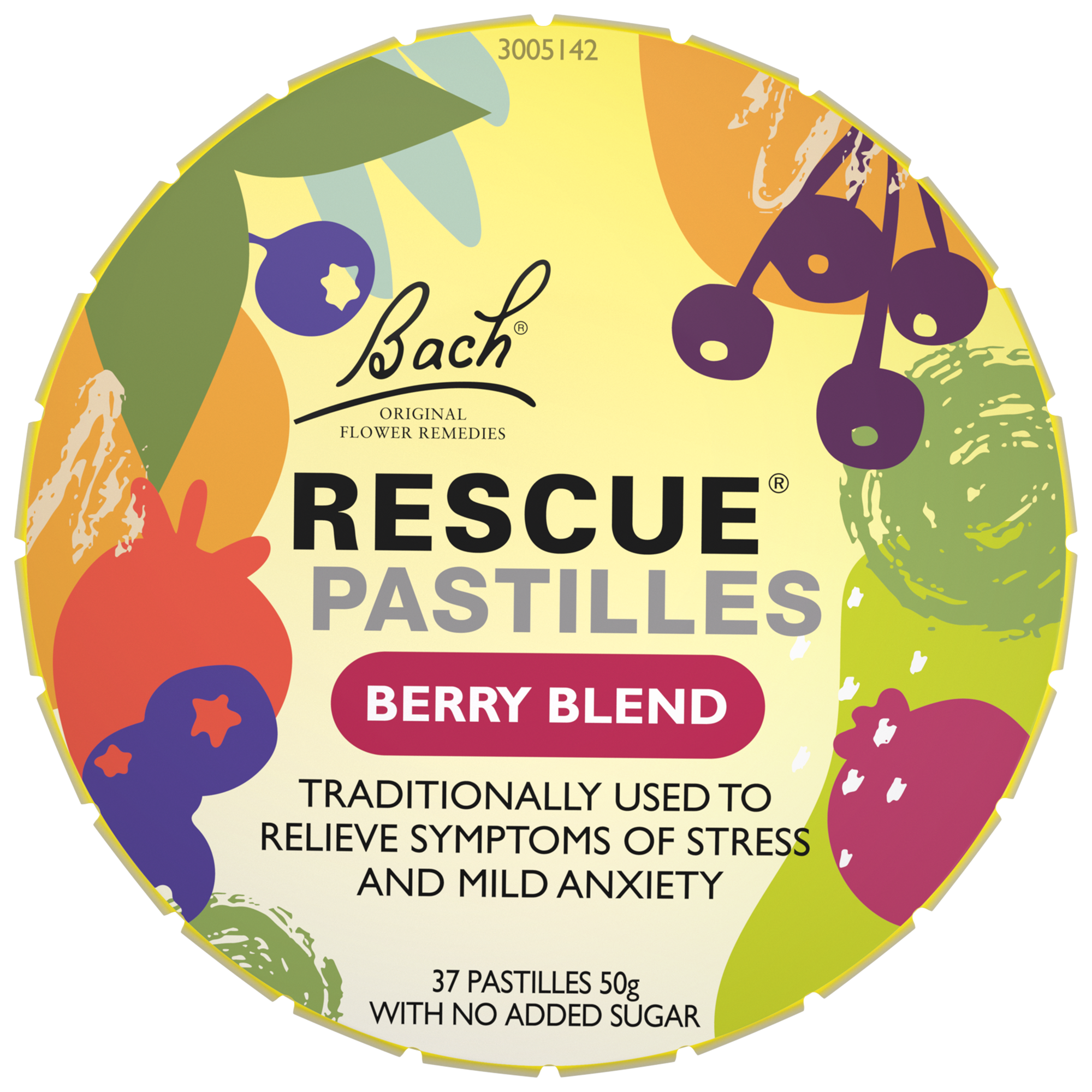 Bach Rescue Pastilles Berry Blend Flavour 50g