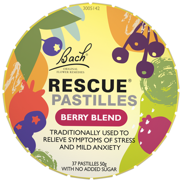Bach Rescue Pastilles Berry Blend Flavour 50g