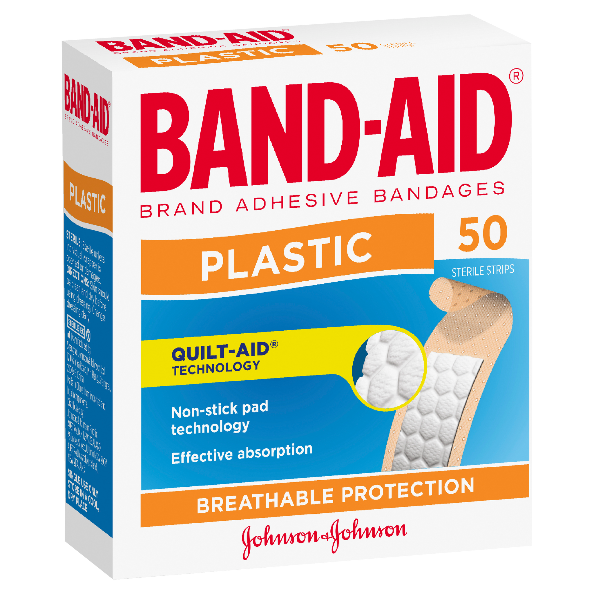 Band-Aid Brand Plastic Strips 50