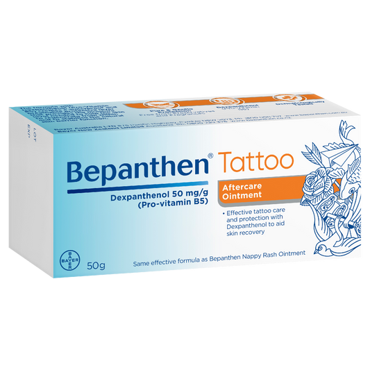 Bepanthen Tattoo Aftercare and Protection Ointment 50g