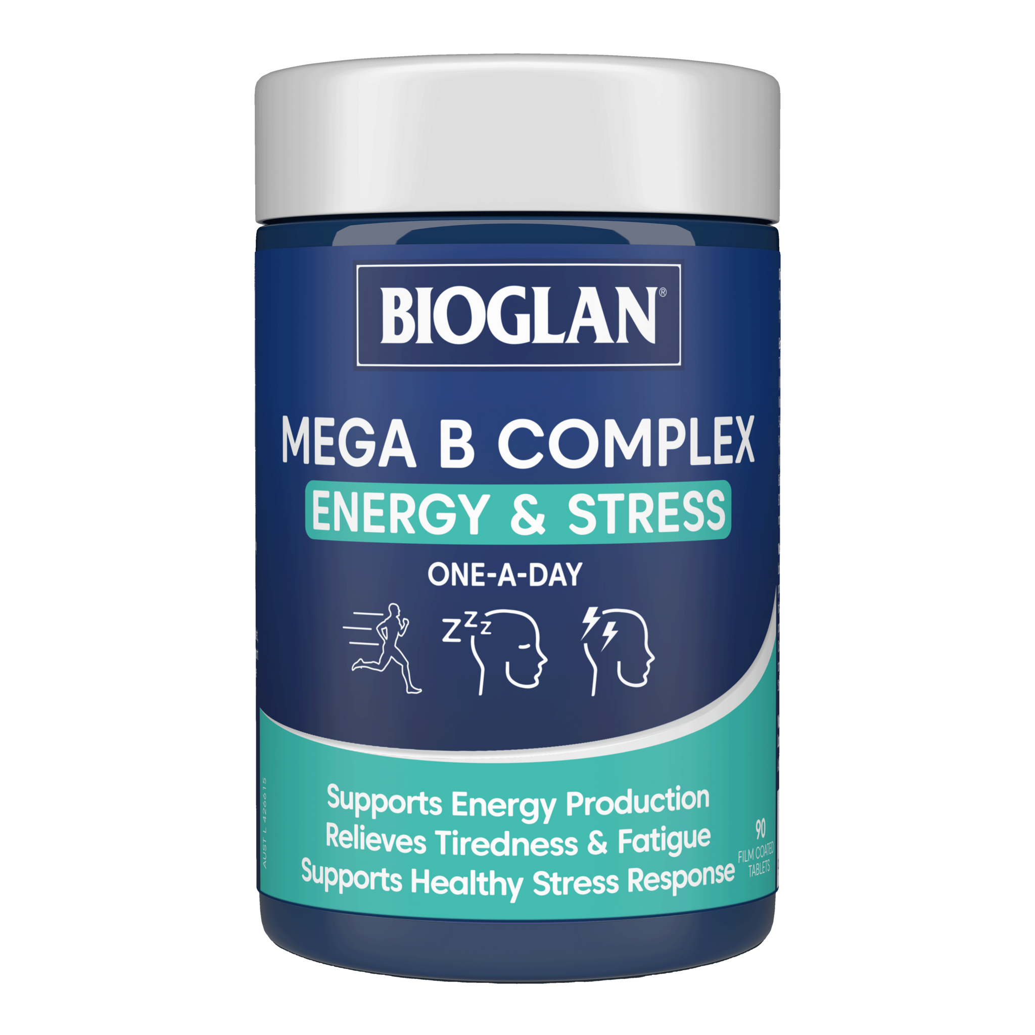 Bioglan Mega B Complex Energy & Stress 90 Tablets