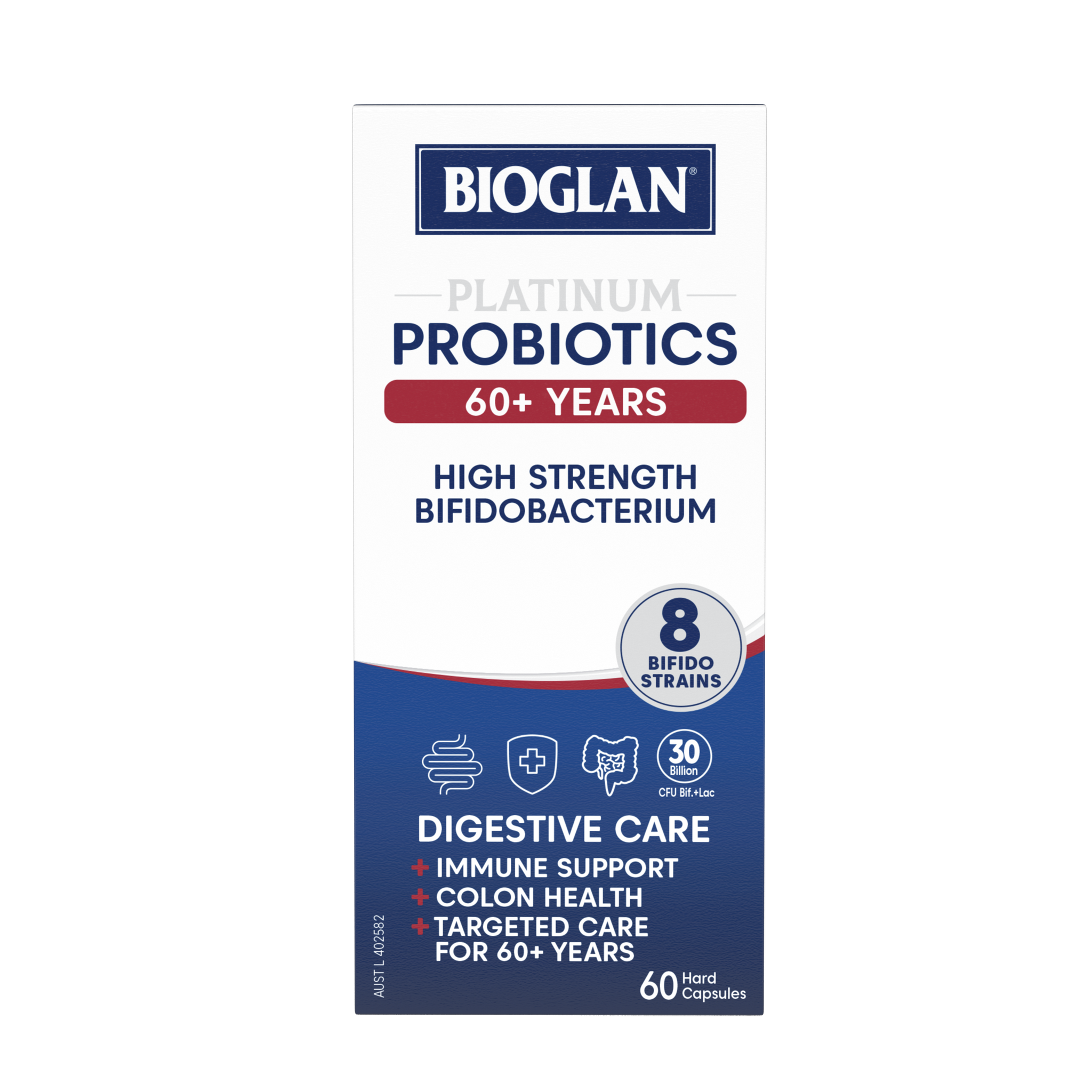 Bioglan Platinum Probiotics 60+ Years 60 Capsules