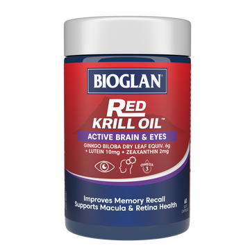 Bioglan Red Krill Oil Active Brain & Eyes 60 Capsules