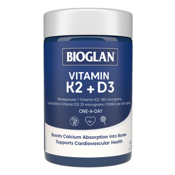 Bioglan Vitamin K2 + D3 60 Capsules