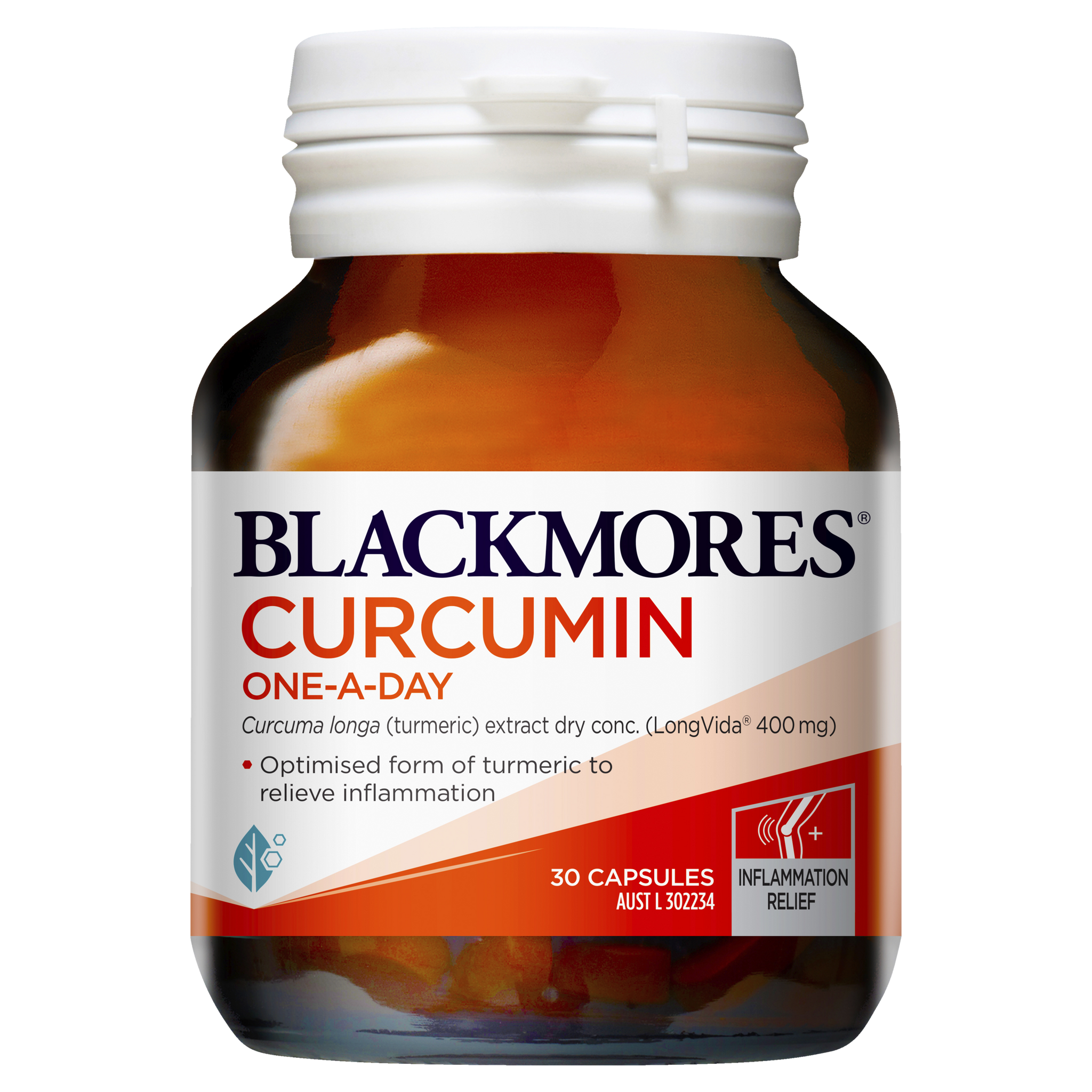 Blackmores Curcumin One-A-Day 30 Capsules