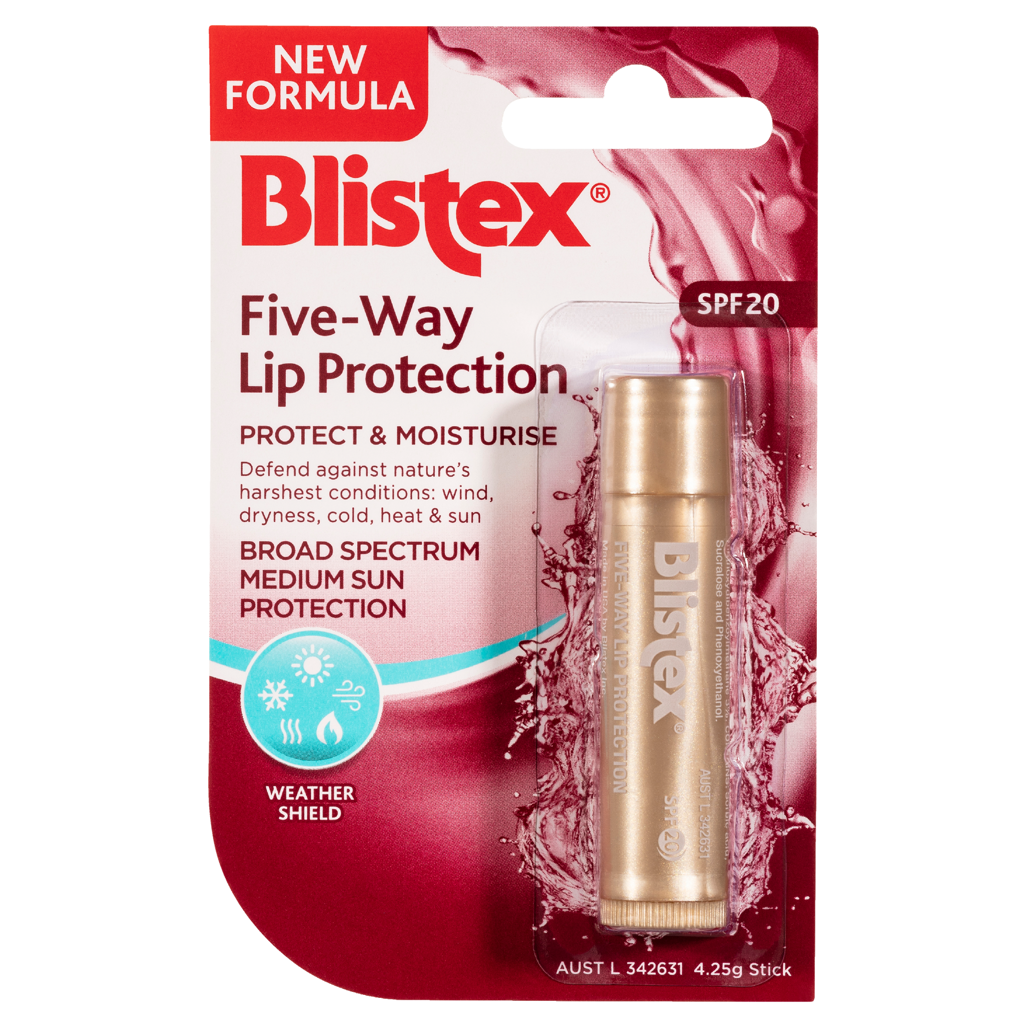 Blistex Five-Way Lip Protection SPF 20 3.7g
