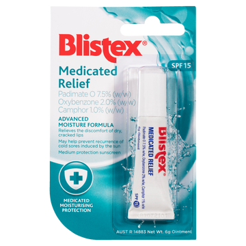Blistex Medicated Relief SPF15 6.0g