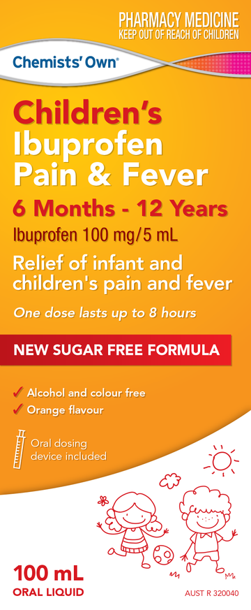 Chemists' Own Children's Ibuprofen Pain & Fever 100ml