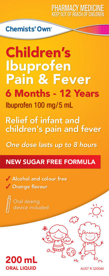 Chemists' Own Children's Ibuprofen Pain & Fever 200ml
