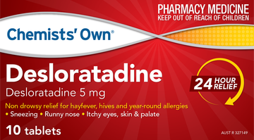 Chemists' Own Desloratadine 10 Tablets