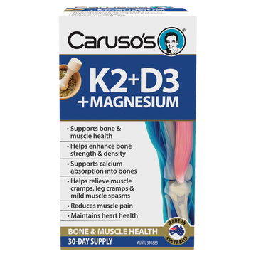 Carusos K2 + D3 + Magnesium Kit 30 Tablets