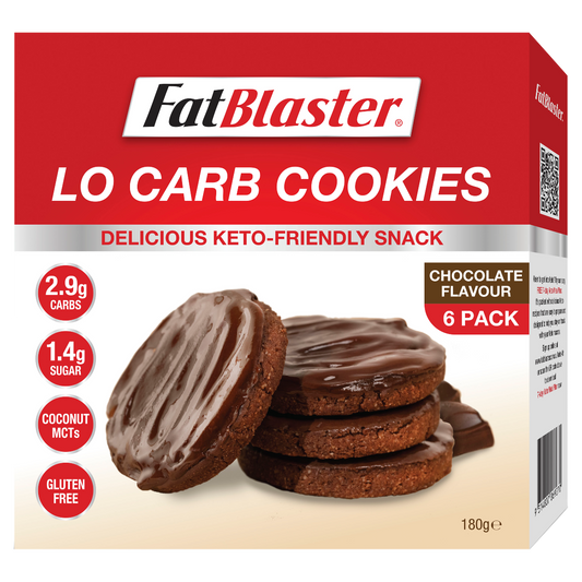 FatBlaster Lo Carb Cookie Chocolate Flavour 6 x 30g Pack