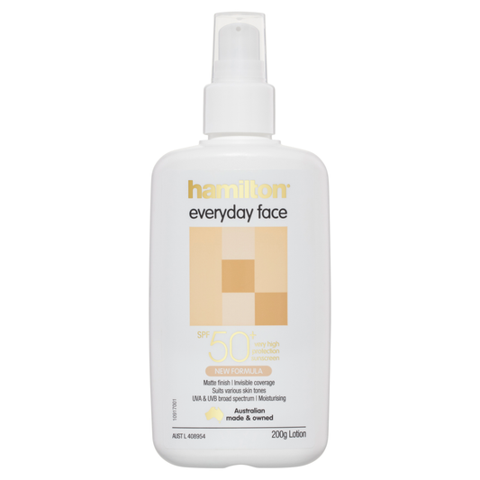 Hamilton Everyday Face Cream SPF50+ 200gm