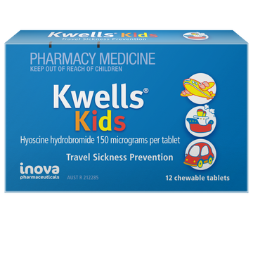 Kwells Kids Travel Sickness Chewable Tablets 12 Pack