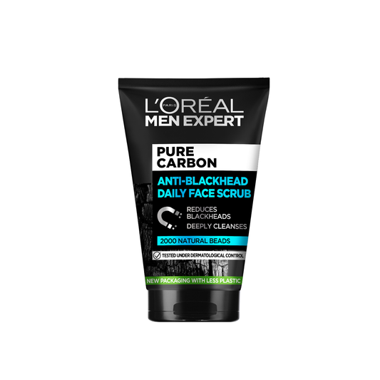 L'Oreal Paris Men Expert Pure Carbon Anti-Acne & Anti-Blackhead Exfoliating Face Scrub 100mL