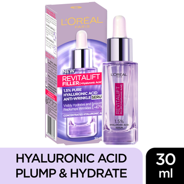L'Oréal Paris Revitalift Filler 1.5% Hyaluronic Acid Serum 30ml
