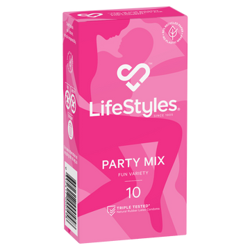 LifeStyles Party Mix Condoms 10 Pack