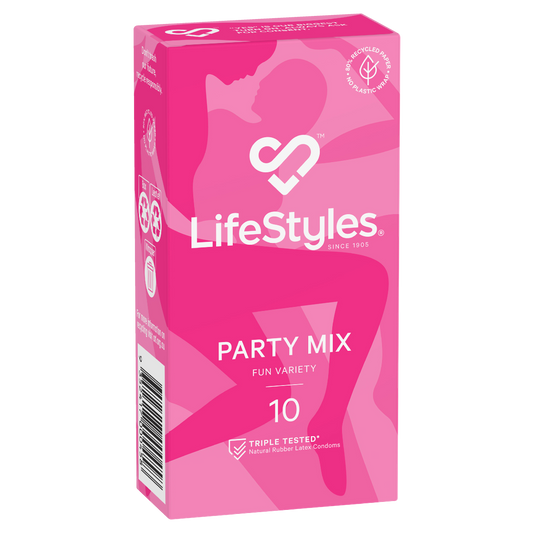 LifeStyles Party Mix Condoms 10 Pack