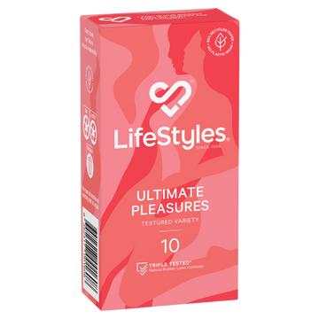 LifeStyles Ultimate Pleasures Condoms 10 Pack
