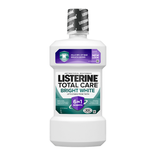 Listerine Total Care Bright White Mouthwash 1 Litre