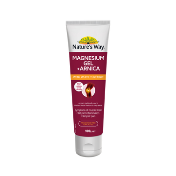 Nature's Way Magnesium Gel + Arnica with White Turmeric 100g