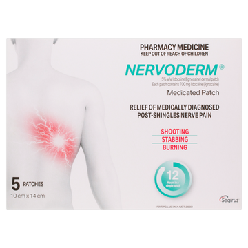 Nervoderm Medicated Patch 5 Pack