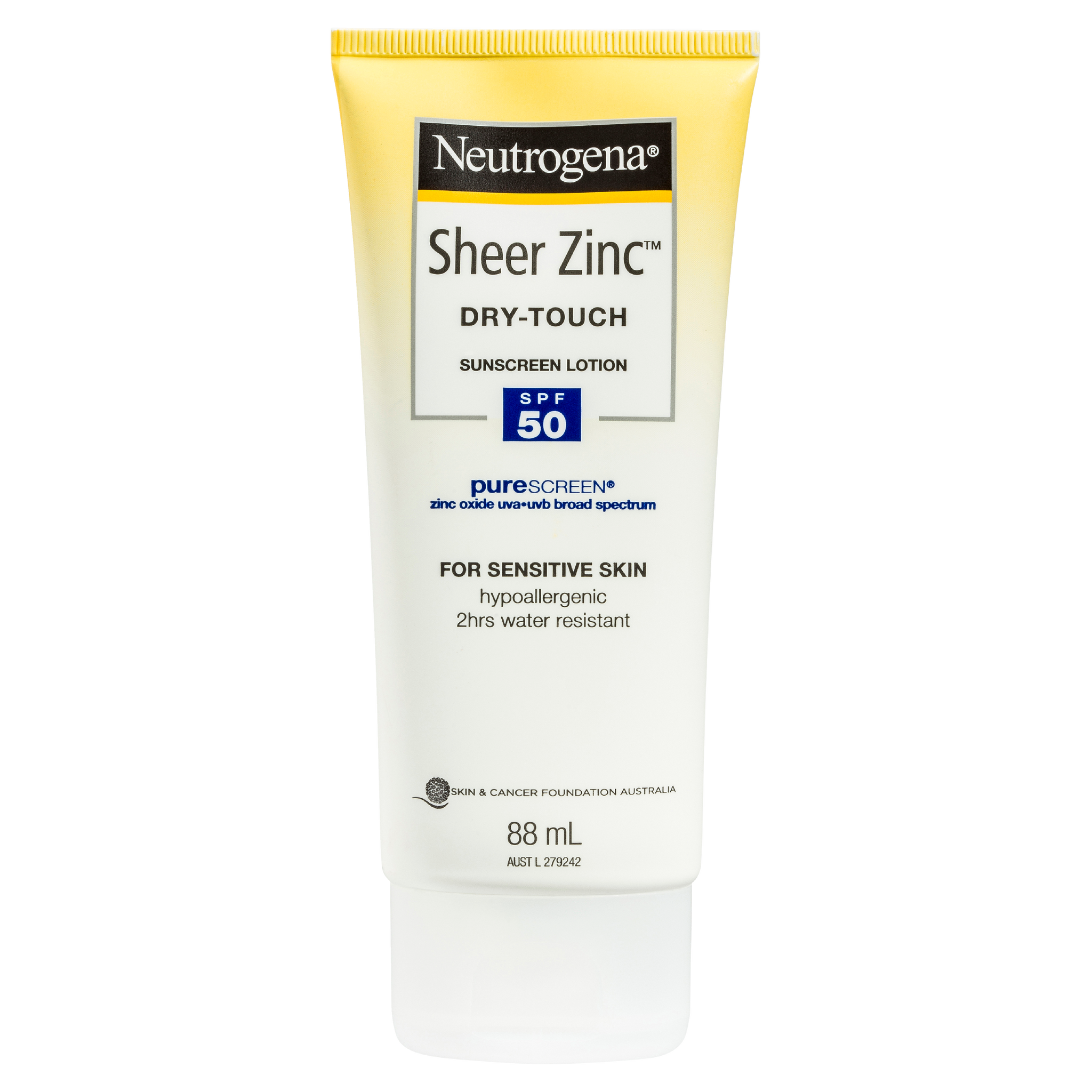 Neutrogena Sheer Zinc Dry-Touch Sunscreen Lotion SPF50 88ml