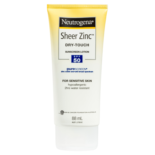 Neutrogena Sheer Zinc Dry-Touch Sunscreen Lotion SPF50 88ml