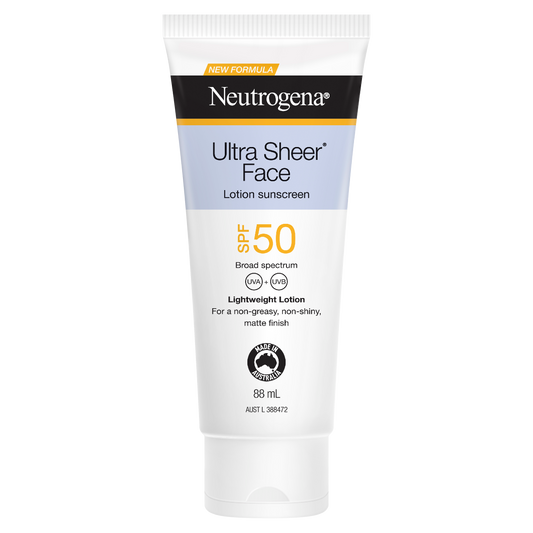 Neutrogena Ultra Sheer Face Lotion Sunscreen SPF50 88ml