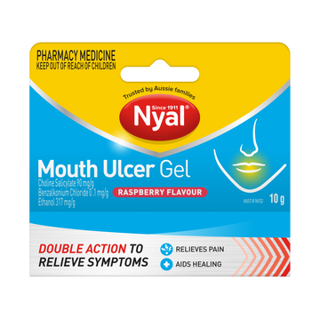 Nyal Mouth Ulcer Gel Raspberry 10g