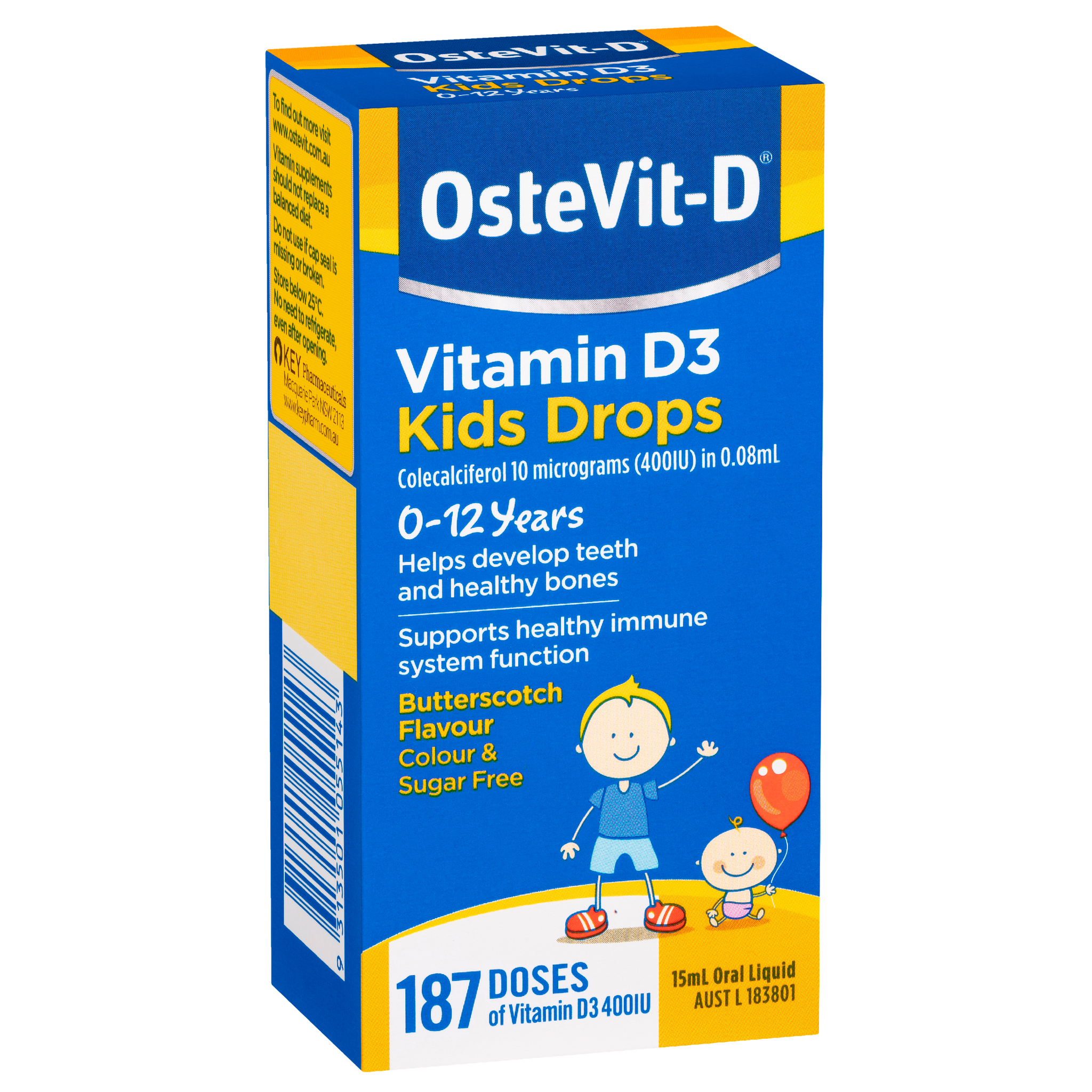 OsteVit-D Vitamin D3 Kids Drops 15ml