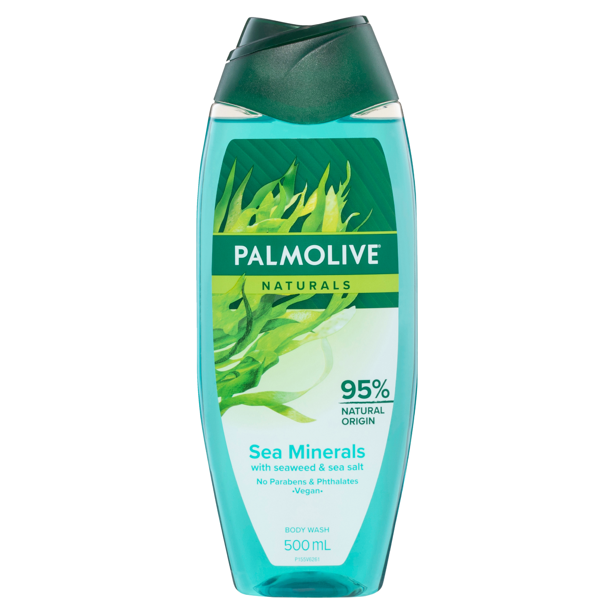 Palmolive Naturals Body Wash, 500mL, Sea Minerals with Seaweed and Sea Salt
