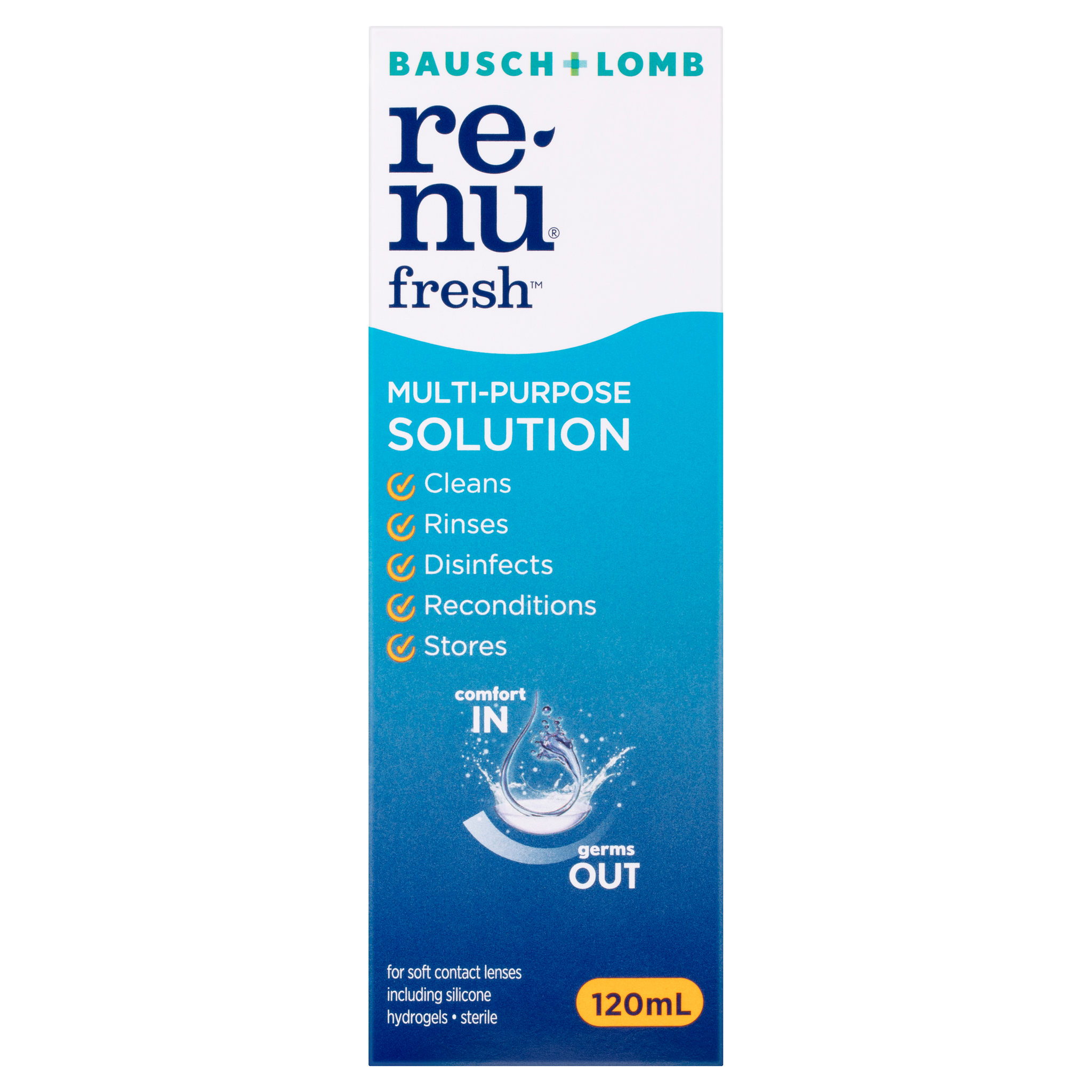 Bausch & Lomb Renu Fresh Multi Purpose Solution 120ml