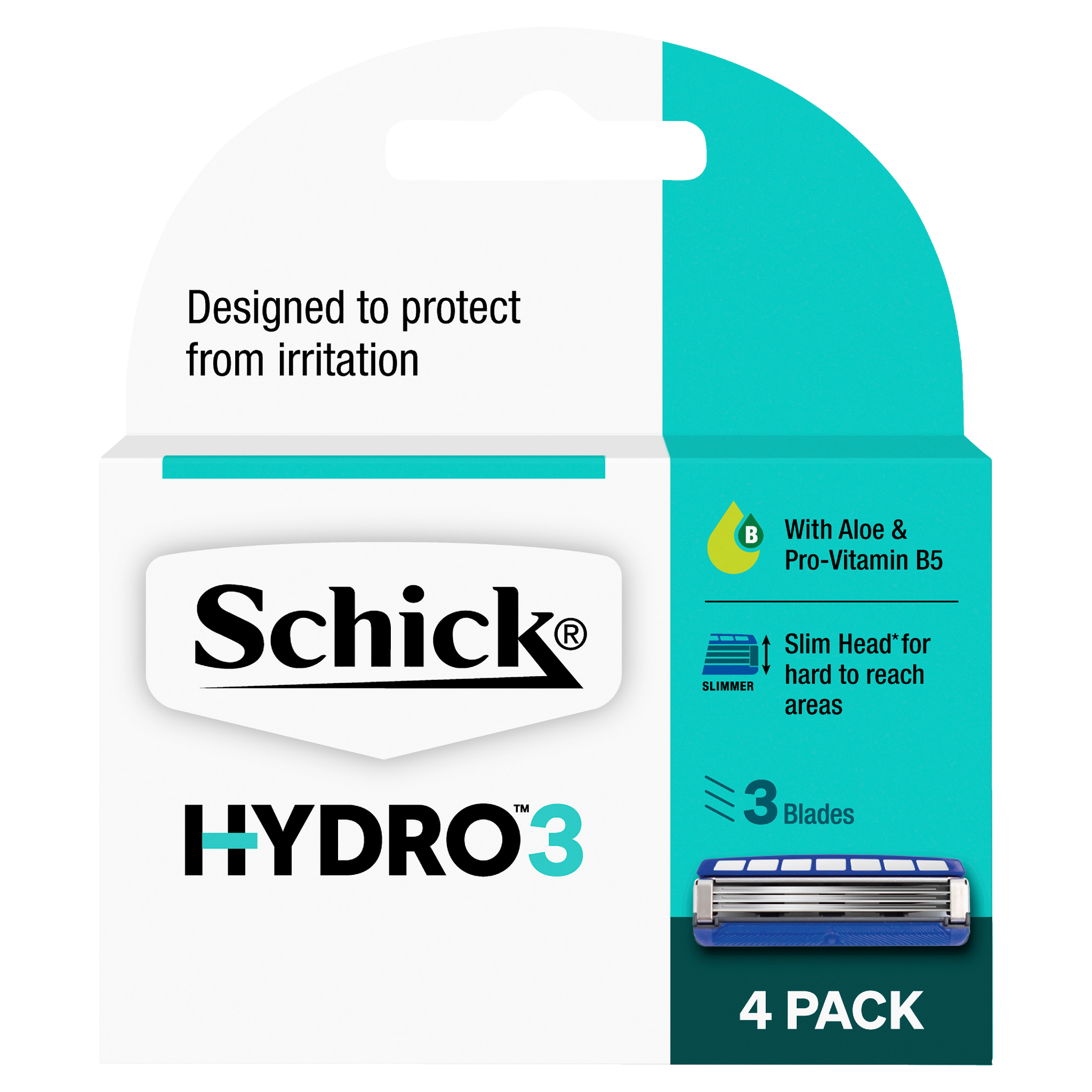 Schick Hydro 3 Blades Refill 4 pack