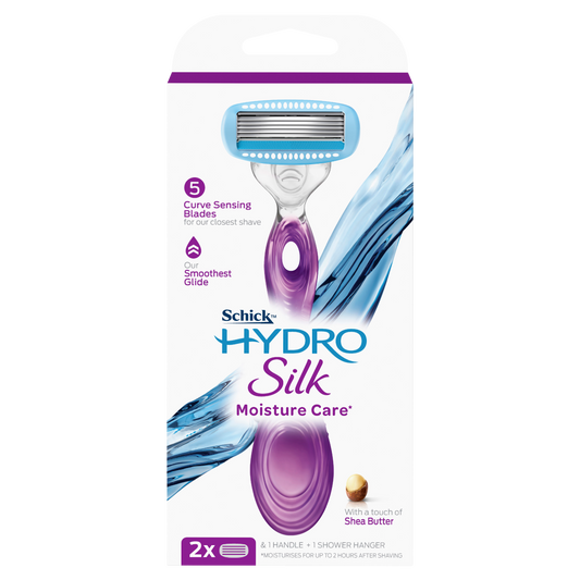 Schick Hydro Silk Moisture Care* Razor Kit +2