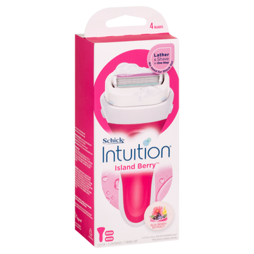 Schick Intuition Island Berry Razor Kit 2pk