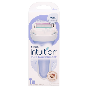 Schick Intuition Pure Nourishment Razor Kit 2pk