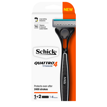 Schick Quattro Titanium 4 Razor Kit