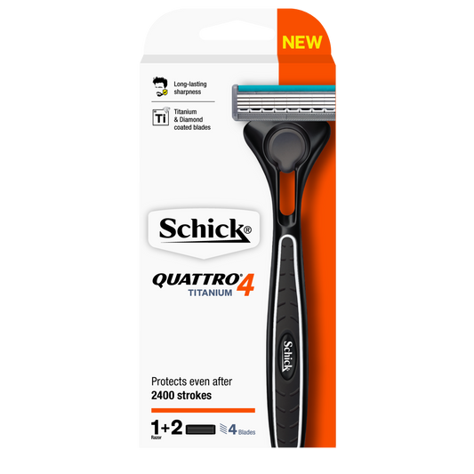 Schick Quattro Titanium 4 Razor Kit