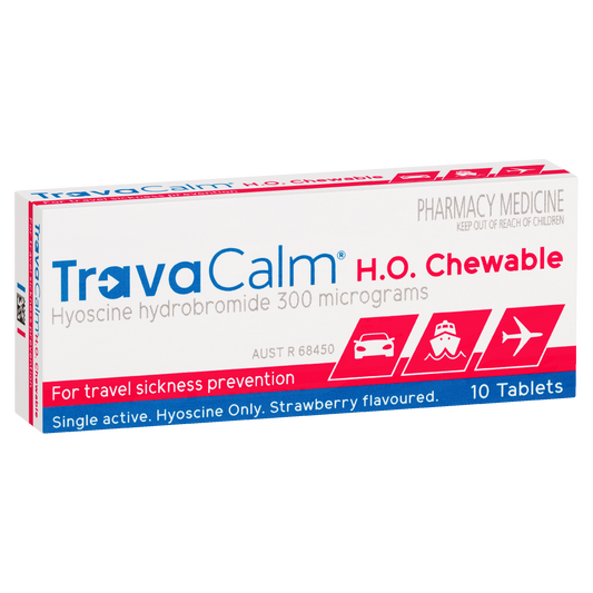 TravaCalm H.O. Chewable 10 Tablets