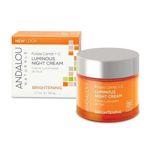 Andalou Naturals Brightening Purple Carrot + C Luminous Night Cream 50 g