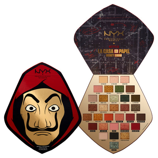 NYX Professional Makeup Limited Edition Money Heist 32 Pan Mask Palette 28.8 g