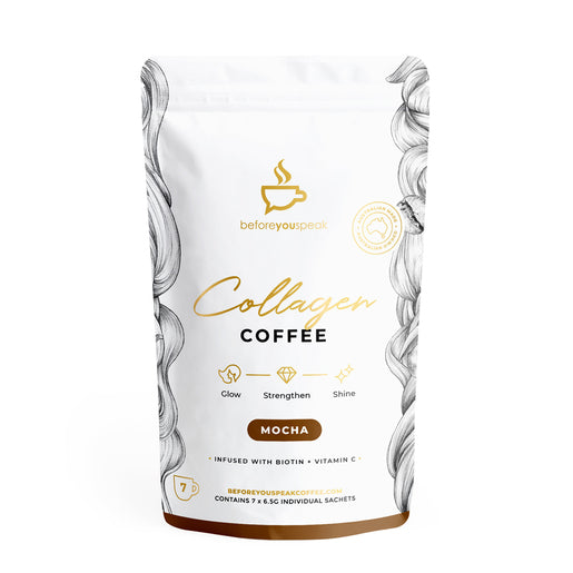 BEFOREYOUSPEAK Collagen Coffee Glow Mocha 6.5g 7 pack
