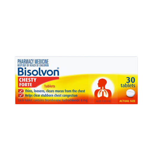 BISOLVON Chesty Forte 30 tablets