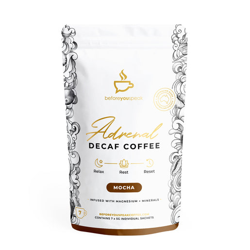 BEFOREYOUSPEAK Adrenal Reset Mocha 5g 7 pack