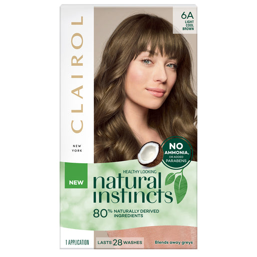 Clairol Natural Instincts 6A Light Cool Brown 1 pack