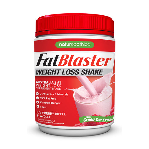Fat Blaster Weight Loss Shake Raspberry Ripple Flavour 430 g